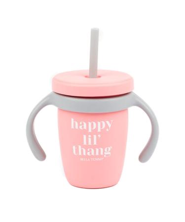 Bella Tunno Happy Sippy Straw Lid | Silicone BPA-Free Conversion Lid for Sippy Cup (Happy Lil Thang) - Buy Online on GoSupps.com