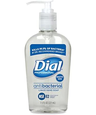 Dial Professional Antimicrobial Soap for Sensitive Skin - 7.5oz Pump Bottle 12-Pack | Breakroom & Janitorial Hand Cleaners - Ship Internationally - Buy Online on GoSupps.com