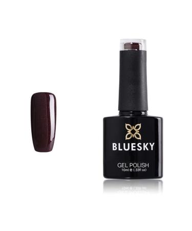 Bluesky Gel Nail Polish Dark Burgundy A007 Dark Glitter Red Wine 10 ml (Requires Curing Under UV LED Lamp)