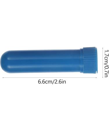 Healifty 12pcs Nasal Inhaler Tubes - Aromatherapy Blank Nasal Inhalers with Cotton Wicks - Mixed Color - Buy Online on GoSupps.com