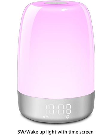 Hi.FANCY Wake-Up Night Light Sunrise Simulation 3-Ways Dimmable Bedside Lamp for Bedrooms Ambient Nightstand Lights Sleep Aid - Buy Online on GoSupps.com