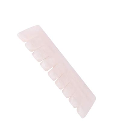Buy Pink Quartz Gua Sha Board Comb - Natural Healing Stone for Body Massage & Scraping | Premium Gua Sha Tools - Buy Online on GoSupps.com