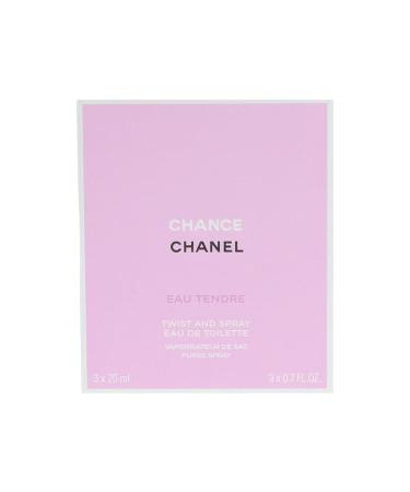 Chanel Chance Eau Tendre Twist & Spray Eau De Toilette 3x20ml/0.7oz Fruity Floral 0.7 Fl Oz (Pack of 3) - Buy Online on GoSupps.com