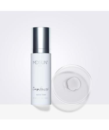 MDSUN Active Toner - Antioxidant Facial Toner for Dark Spots & Dull Skin | Deep Hydration pH-Balance Anti-Aging | 120mL - Buy Online on GoSupps.com