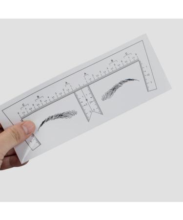FOMIYES 10pcs Eyebrow Design Ruler Diy Eyebrow Stencil Measuring Shaper Tool Brow Ruler Drawing Tool Make up - Buy Online on GoSupps.com