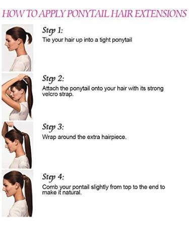 26" Wrap Around Ponytail Clip In Hair Extensions Straight Silky One Piece Long Hairpiece For Women Beauty - Ash Blonde Mix Bleach Blonde(66CM-100G) - Buy Online on GoSupps.com