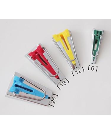 Sewing Quilting Fabric Bias Tape Maker Tool Set - 6mm, 12mm, 18mm, 25mm - Set of 4 - Buy Online on GoSupps.com