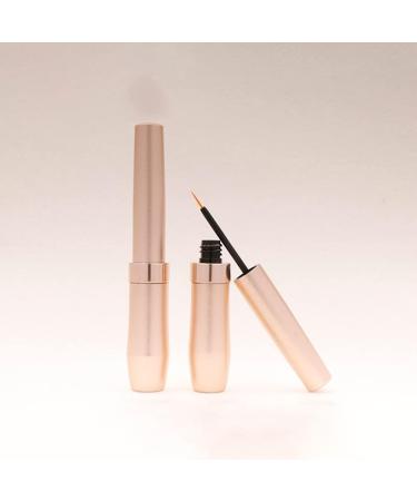 FOMIYES Oil Bottle Dispenser 2pcs Eyeliner Tubes Vials Bottles Aluminum Empty Refillable Tubes Mascara Tubes 5ml Bottles with Brush Applicator Golden Makeup Mascara - Buy Online on GoSupps.com