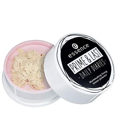 Essence Prime & Last Daily Diaries Illuminating Fixing Loose Powder No. 01 Glow for it!Contents: 6g transparent powder for long -lasting make -up and gives a delicate shining finish.