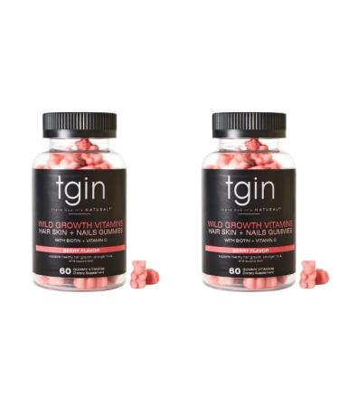 Thank God It's Natural tgin Wild Growth Vitamins Hair Skin + Nails Gummies Duo Box - 120 Count - Repair - Restore - Hair Growth - Buy Online on GoSupps.com
