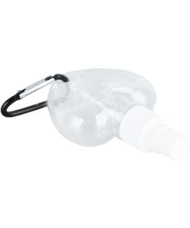 Leakproof Refillable Empty Keychain Travel Bottle Set 50ml - Portable Plastic Squeeze Containers for Hand Soap Transparent and Reusable - Ideal for Various Cosmetics and Spray heart shape - Buy Online on GoSupps.com