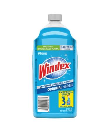 Windex Glass Cleaner Refill, Original Blue, 2 L - Buy Online on GoSupps.com