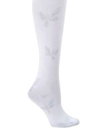 Nurse Mates White Butterfly Compression Socks - Comfortable Support for Nurses & Travelers | Shop Now - Buy Online on GoSupps.com