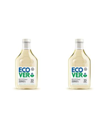 Ecover Zero Delicate Laundry Liquid for Sensitive Skin 22 Washes 1L (Pack of 2)