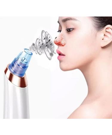 QINERSAW Blackhead Remover Pore Cleaner Blackheads Pore Sucker with 5 Suction Heads Acne Comedone Extractor Kit Blackhead Removal Tool for Beauty Salon (Color : Red) (Color : White) - Buy Online on GoSupps.com