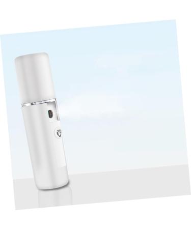 WOONEKY Skin Moistener Electric Face Mister Mist Facial Sprayer Portable Face Mister Mini Humidifier White - Buy Online on GoSupps.com