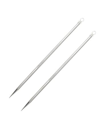 VENEKA 2X Stainless Steel Acne Blackhead Removal Needle Tool