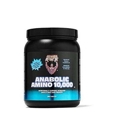 Healthy 'N Fit - Anabolic Amino 10,000 -Amino Acid Tablets (360)- Hydrolyzed Egg & Whey Source- FAST Absorbing