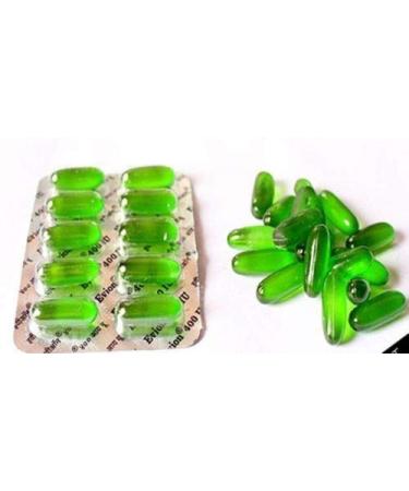 50 Evion Capsules 400mg Vitamin E for Glowing Skin, Strong Hair, Acne, Nails - Control Hair Loss in 10 Days - Buy Online on GoSupps.com