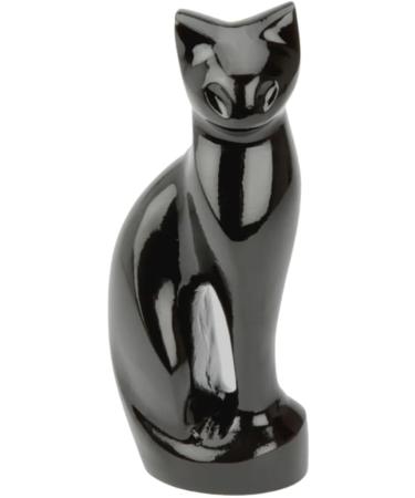 Urns UK Hand Crafted Design Funeral Stanley Cat Cremation Urn Black - Buy Online on GoSupps.com