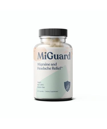 MIGUARD Headache and Migraine Relief Supplements - Drug Free Migraine Relief - Natural Supplements for Migraine Headaches (60 Capsules)