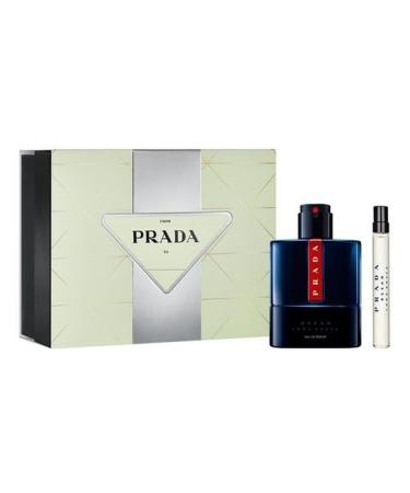 Prada Luna Rossa Ocean 2-Piece Gift Set (Eau de Parfum Spray 3.4 Fl Oz Eau de Toilette Spray 0.34 Fl Oz)