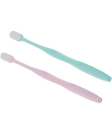 Minkissy 4-Piece Nylon Toothbrush Set | Soft Bristle Natural Hand Toothbrushes for Couples | Portable Micro-Training Toothbrushes - Buy Online on GoSupps.com