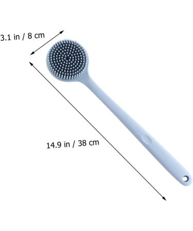 Hemoton Silicone Back Scrubber with Handle - Body Cleaning Bath Brush - Buy Online on GoSupps.com