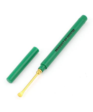 Qtqgoitem Green Metal Ear Wax Remover Earpick Curette Spoon Cleaner Tool (Model: ad7 a88 1c6 805 44c)
