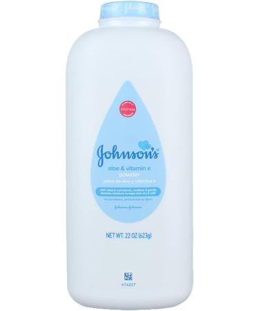 JOHNSON'S Pure Cornstarch Baby Powder with Aloe Vera & Vitamin E 22 oz - Buy Online on GoSupps.com