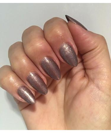Bluesky Nail Gel Polish Sand Bronze Shimmer Sparkle VIP Mocca Golden Sands A08 UV LED Soak Off 10ml - Buy Online on GoSupps.com