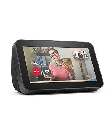 Introducing Echo Show 5 (2nd Gen) with Mickey Mouse-inspired Stand | Charcoal