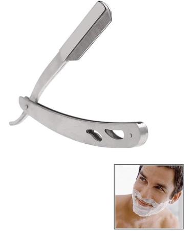 Premium Made in Dubai Stainless Steel Folding Shaving Razor - Ustra Matte Black Knife for Men & Boys - Buy Online on GoSupps.com