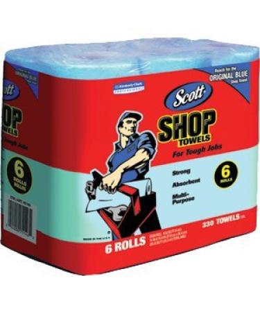 Scotts Kimberly Clark 75146 Blue Shop Towels On A Roll Bundle44 6 Pack