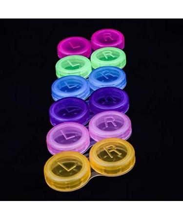 10pcs Contact Lens Case Set - Left/Right Eye Colorful Cases for Easy Storage - International Shipping Available - Buy Online on GoSupps.com