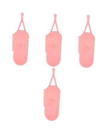 FOMIYES 4pcs Curling Iron Storage Bag Storage Pouch Hair Curler Bag Curling Iron Holder Storage Bag for Travel Portable Curling Iron Bag Storage Organizer Hair Curler Pouch Hair Iron Pouch 29.50X13.50X2.00CMx4pcs Pinkx4pcs