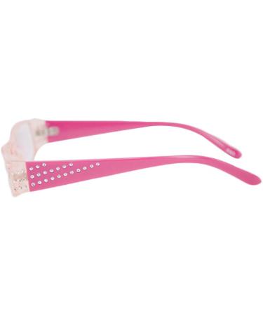 Huicai Women s Minimalist Rhinestone Reading Glasses | Stylish Small Frame | 1.0 to 3.5 Strength - Pink - Buy Online on GoSupps.com