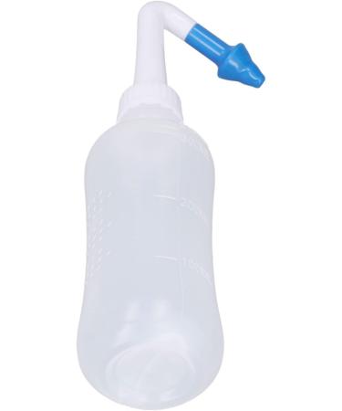 Sinus Rinse Bottle - Effective Nasal Spray for Clogged Nose 300ml Nasal Wash Set (Blue) | Squeeze & Clean Efficiency - Buy Online on GoSupps.com