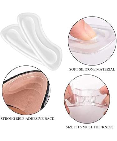 Buy Transparent Heel Pads for Shoes - 16 Pieces | Comfortable & Discreet Foot Support - International Shipping Available - Buy Online on GoSupps.com