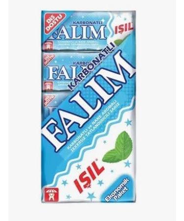 Global Daily Goods Falim 5 x 20 Plain Sugar Free Erasers with Carbonate and Mint 100 Pieces - Buy Online on GoSupps.com