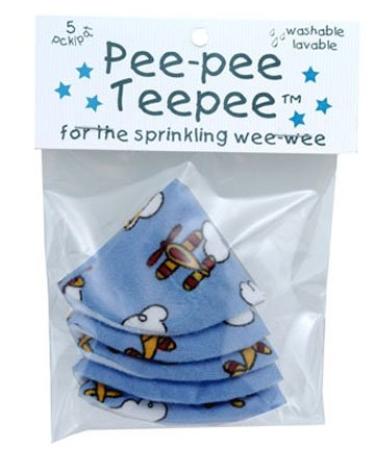Beba Bean Peepee Teepee 5 Pack - Airplane Design | Baby Pee Shield for Sprinkling WeeWeee - Buy Online on GoSupps.com