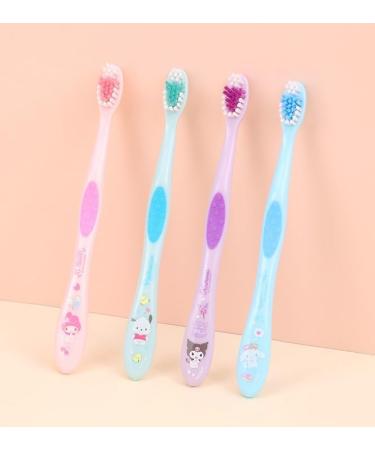 Buy Set of 4 Cute Compact Toothbrushes - Assorted Colors for Effective Oral Care | International Shipping Available - Buy Online on GoSupps.com