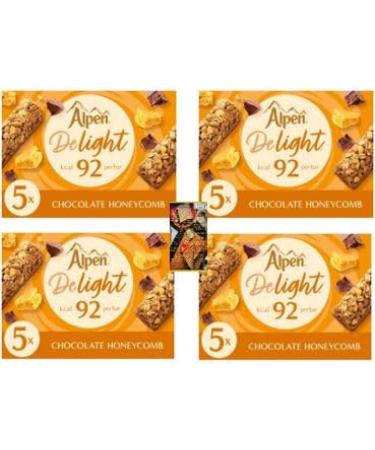 Alpen Delight Cereal Bars Chocolate Honeycomb x4 Packs and Kitchenfella Top Movie Night Treats