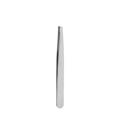 Tweezers for Eyebrows Pointed Precision Tweezers for Eyebrows & Ingrown Hair Removal-Blackhead and Splinter Tweezer with Sharp Needle Nose Point  (Angled(1pc)  Silver) Angled(1pc) A-silver