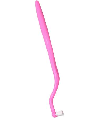 Ververt Touch Orthodontic Toothbrush & Interdental Brush - Professional Portable Cleaning Tool for Braces Soft Head for Oral Care - Pink - Buy Online on GoSupps.com