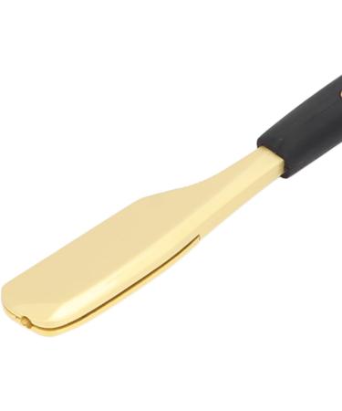 Durable Straight Edge Razor - Rust-Free Travel Essential for Home & Hotel (Black Wood & Gold) - Buy Online on GoSupps.com