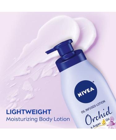 Nivea Oil Infused Orchid & Argan Oil Body Lotion 16.9 fl oz - Pack of 2 | Moisturizing Hydration - Buy Online on GoSupps.com