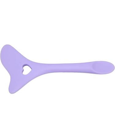 Eyeliner Aid Comfortable Handle Easy Cleaning Reusable Mascara Aid Tool with Cream Applicator for Lipstick Positioning (Purple) - Buy Online on GoSupps.com
