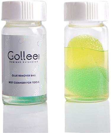 1 Bottle Eyelash Extension Tweezers Cleaner/Liquid Glue Remover and Sponge Ball For Lash Extension Tools - Buy Online on GoSupps.com