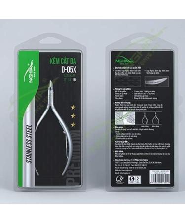 NGHIA Cuticle Nippers 16 Jaw (6.5mm) - Types D-01 to D-05V (D-05X) - Buy Online on GoSupps.com